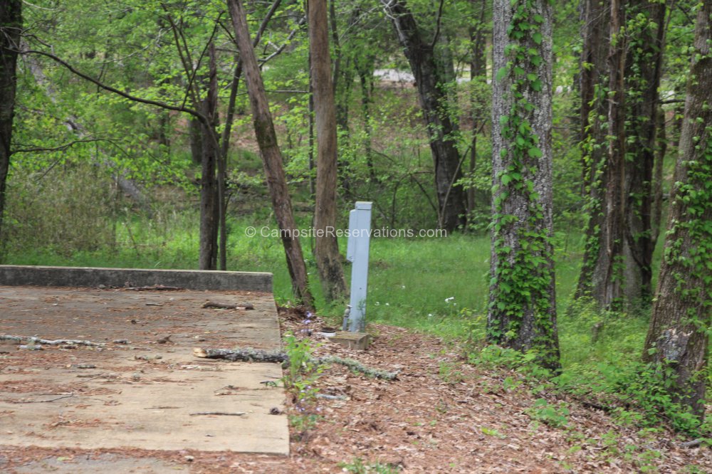 Photo of Campsite 45 in Tishomingo State Park Campground at Tishomingo